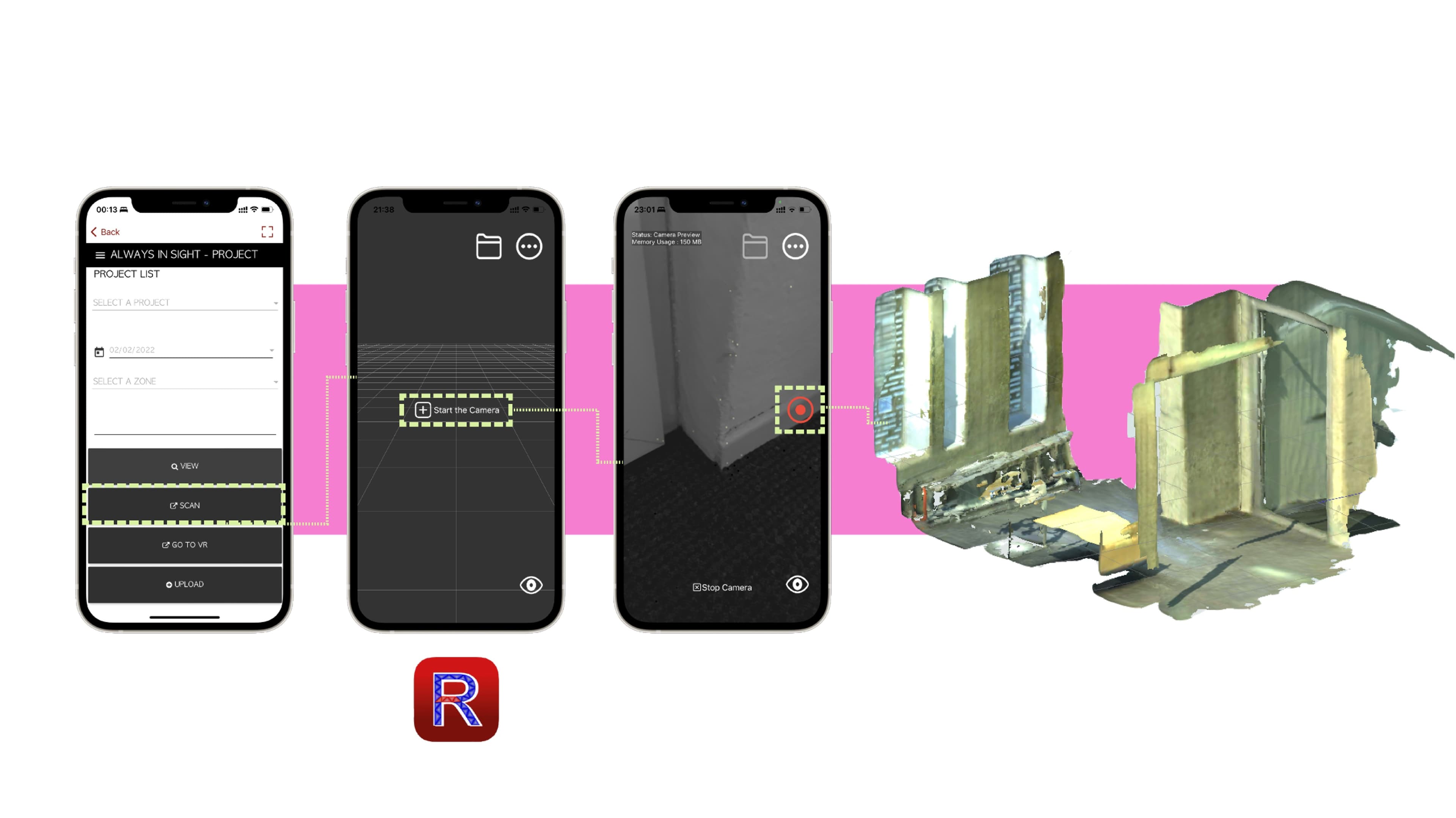 Construction documentation spatial scan review