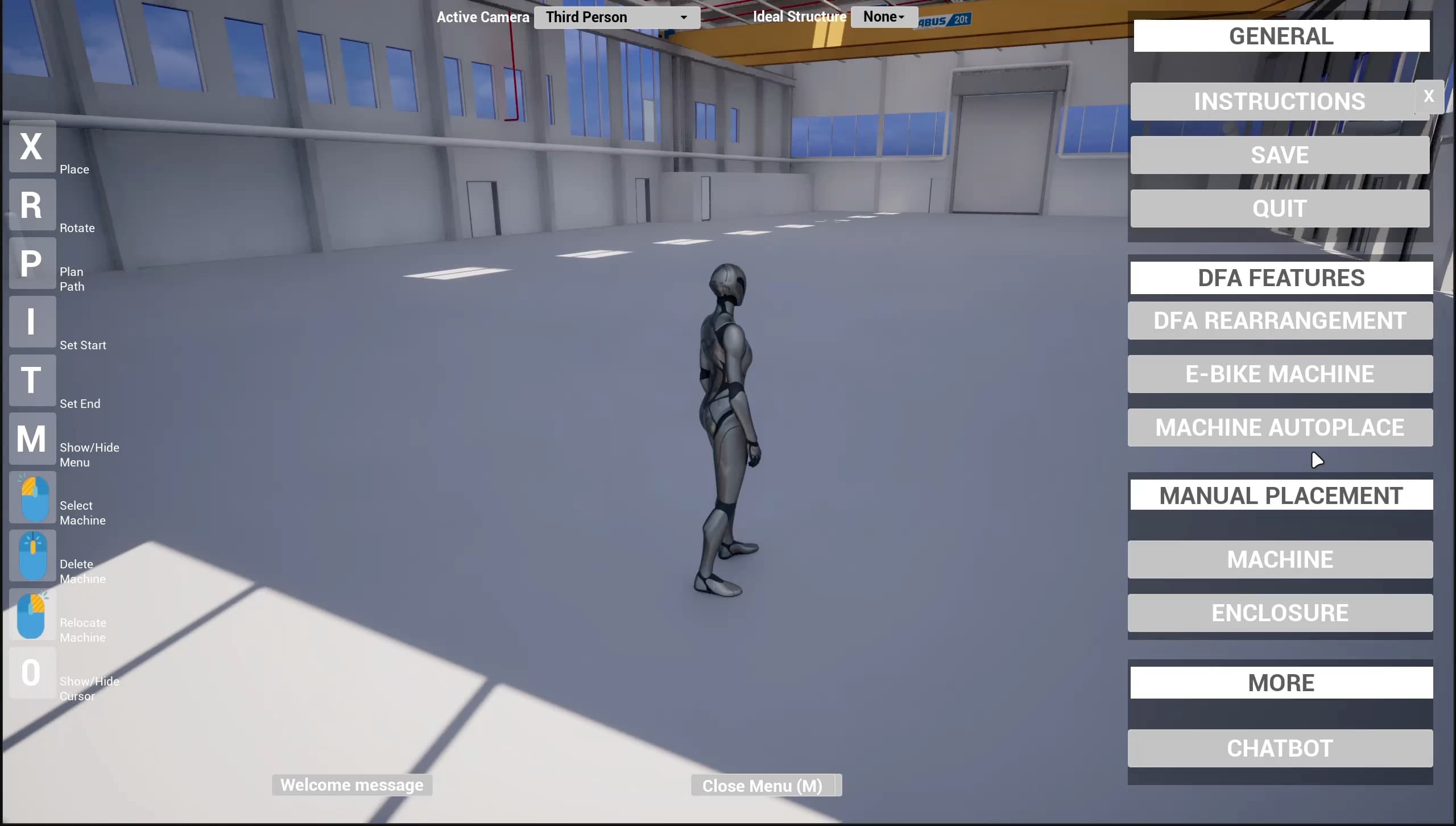 Path-finder generation workflow with camera switching