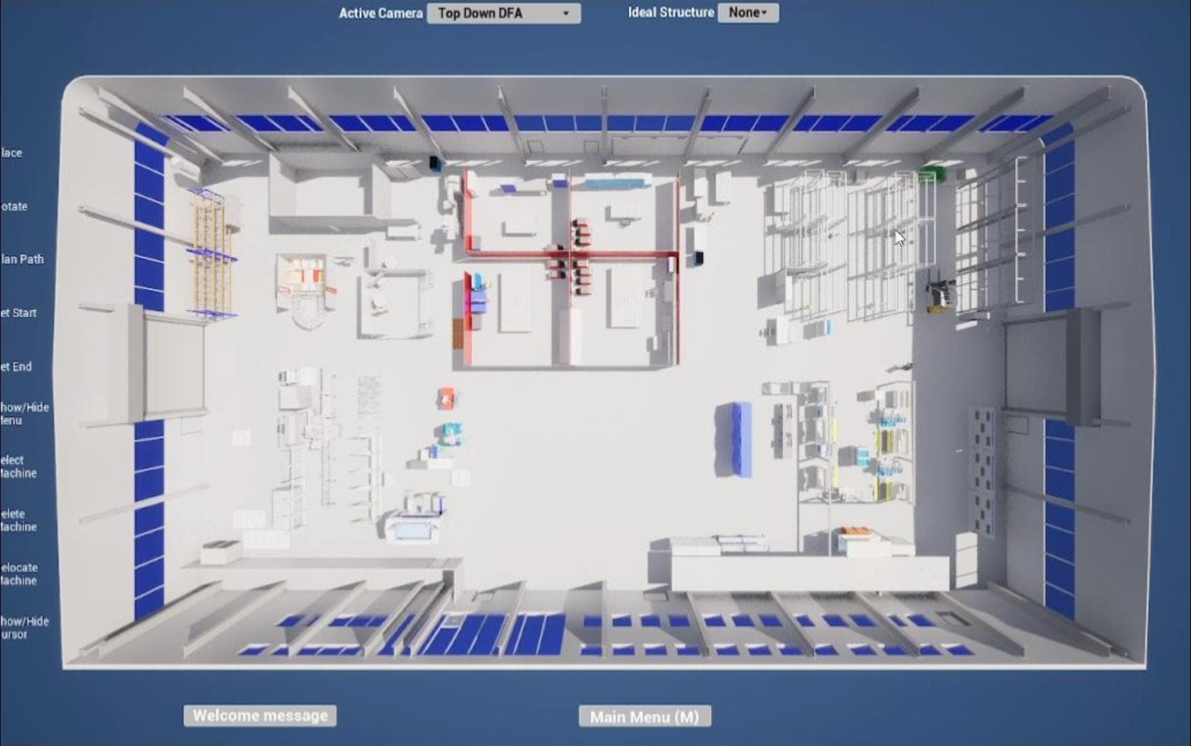 Factory layout simulator overview