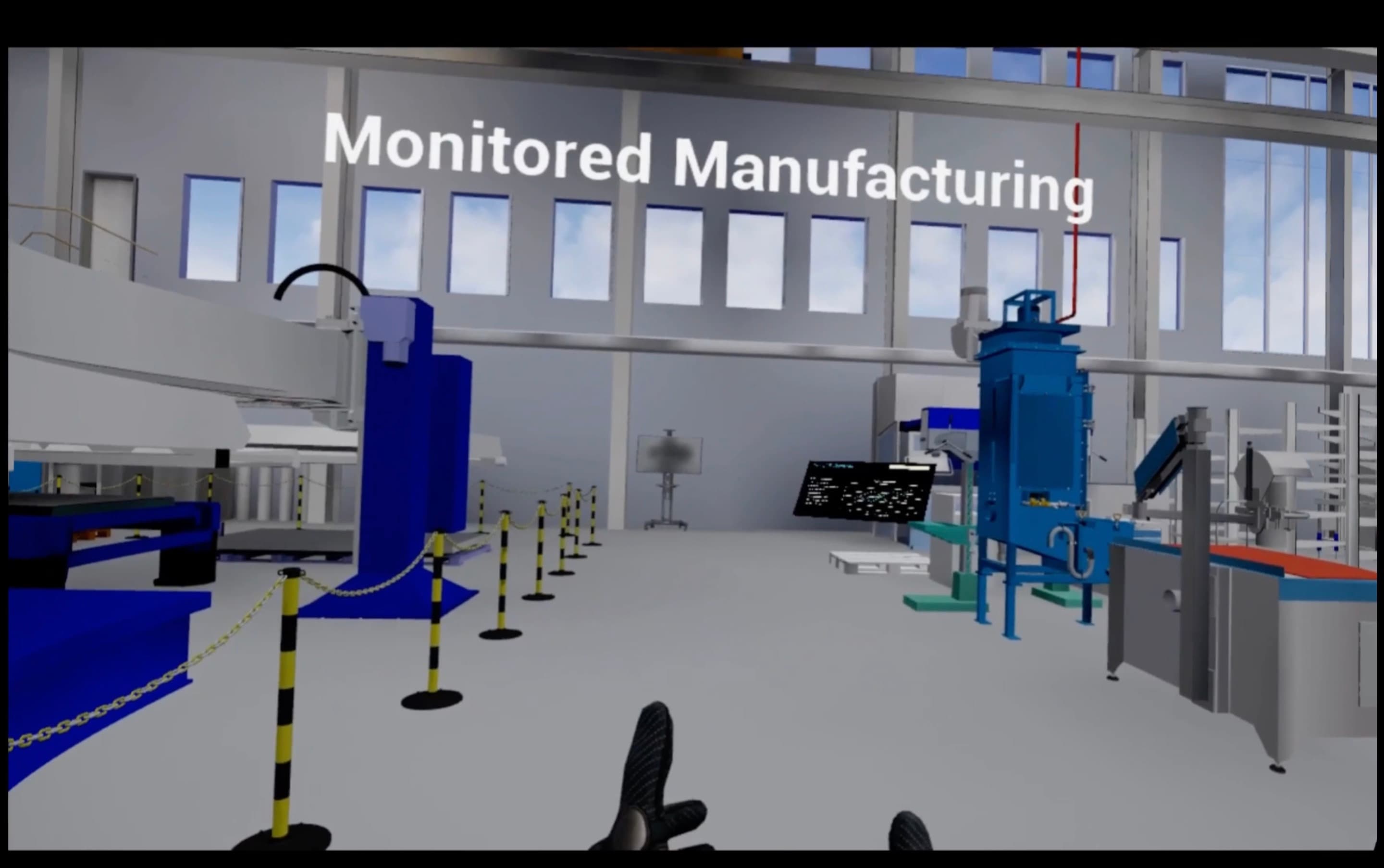 Immersive VR system for industrial environment exploration